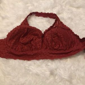 NWT XXL padded halter bralette